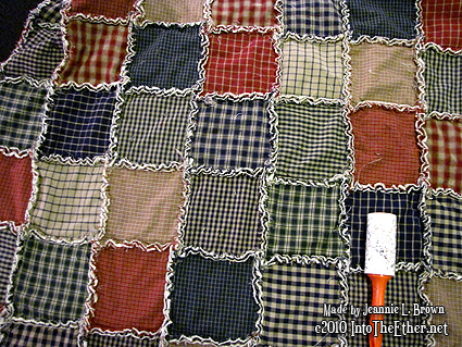 Rag Quilt from Homespun